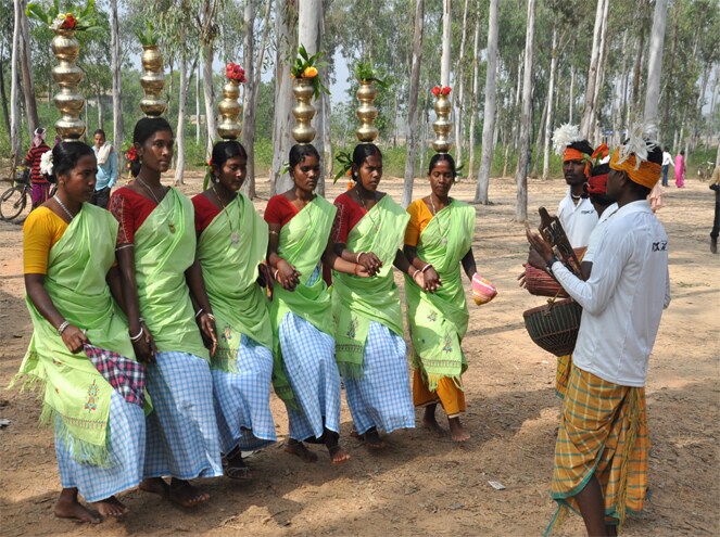 Tribal dance Shantiniketan
