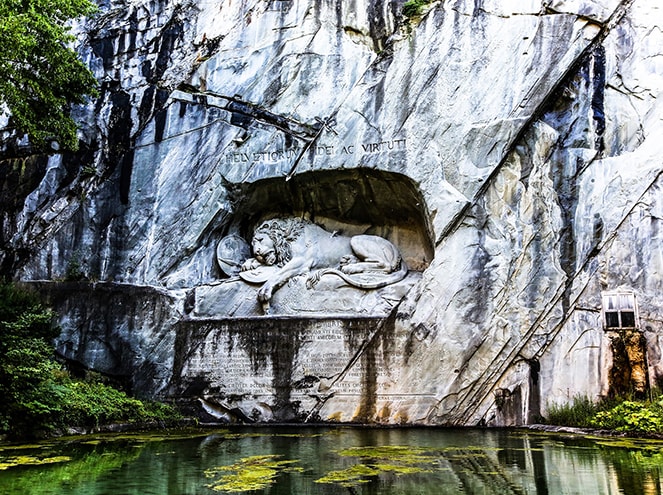 lion monument switzerland