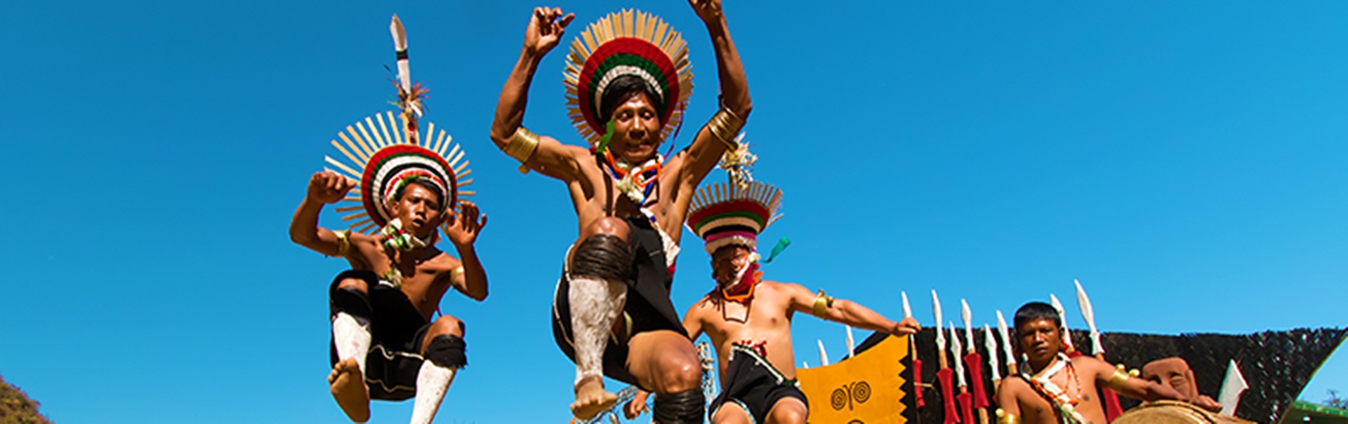North East 2 states with Hornbill Festival (NEHB) Banner