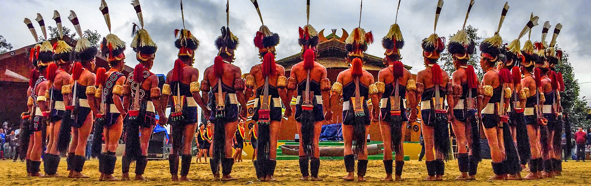 North East 4 states with Hornbill Festival (NEHF) Banner