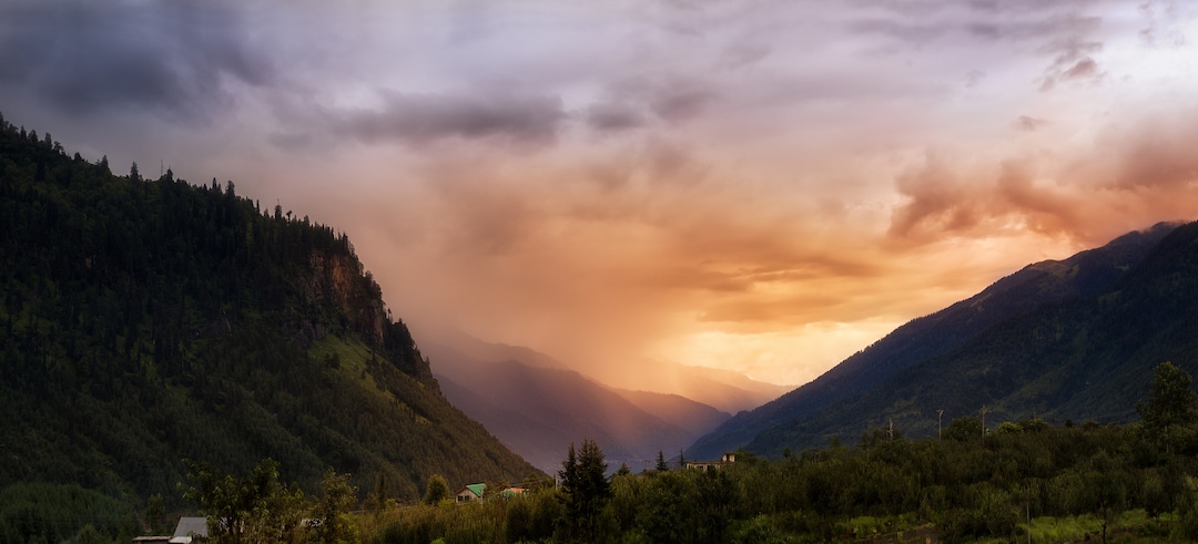 Solang Valley Sunset