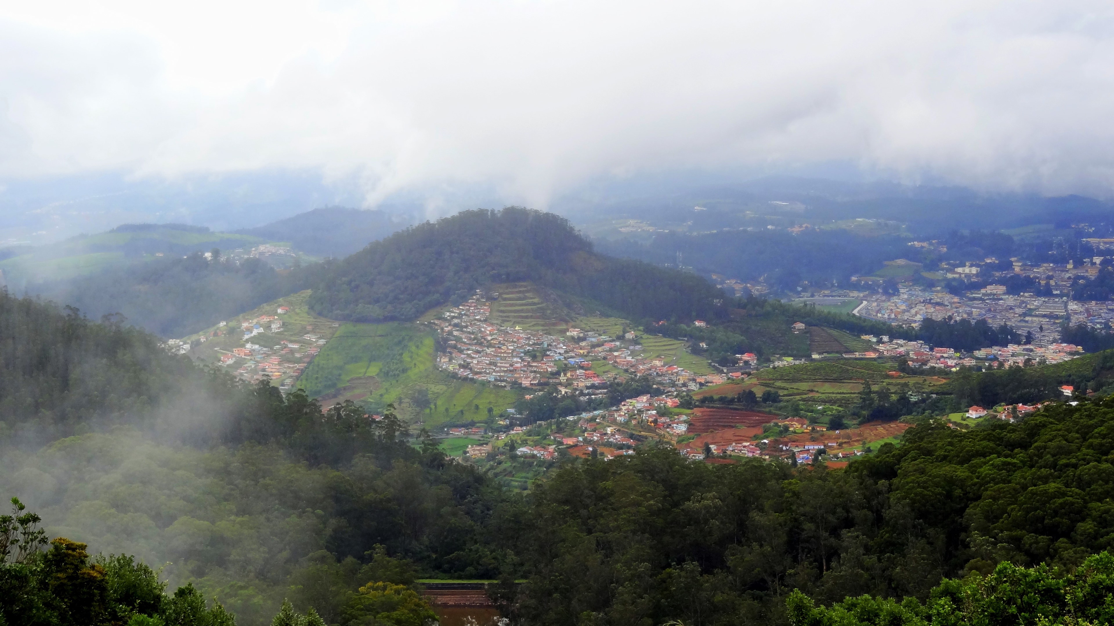 Panoramic View of Ooty City