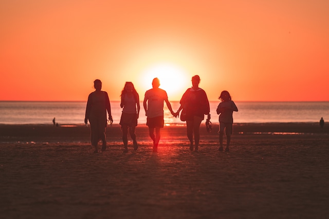 Sunset with Friends