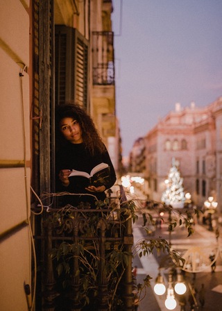 Girl with Book