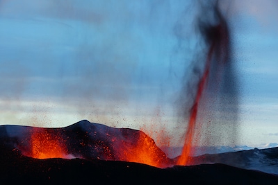 Why is Iceland known as the land of Ice and Fire?