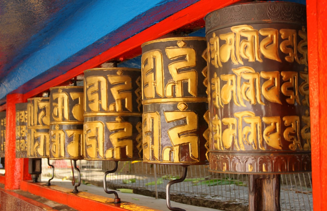 Stock Photo Prayer Wheels At Dro Dul Or Do Drul Chorten In Gangtok Sikkim India 122132059