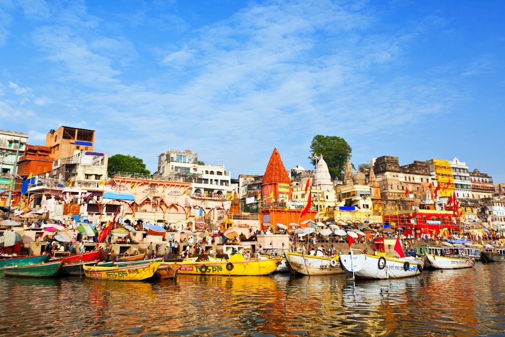 Varanasi Ghats On The Ganga