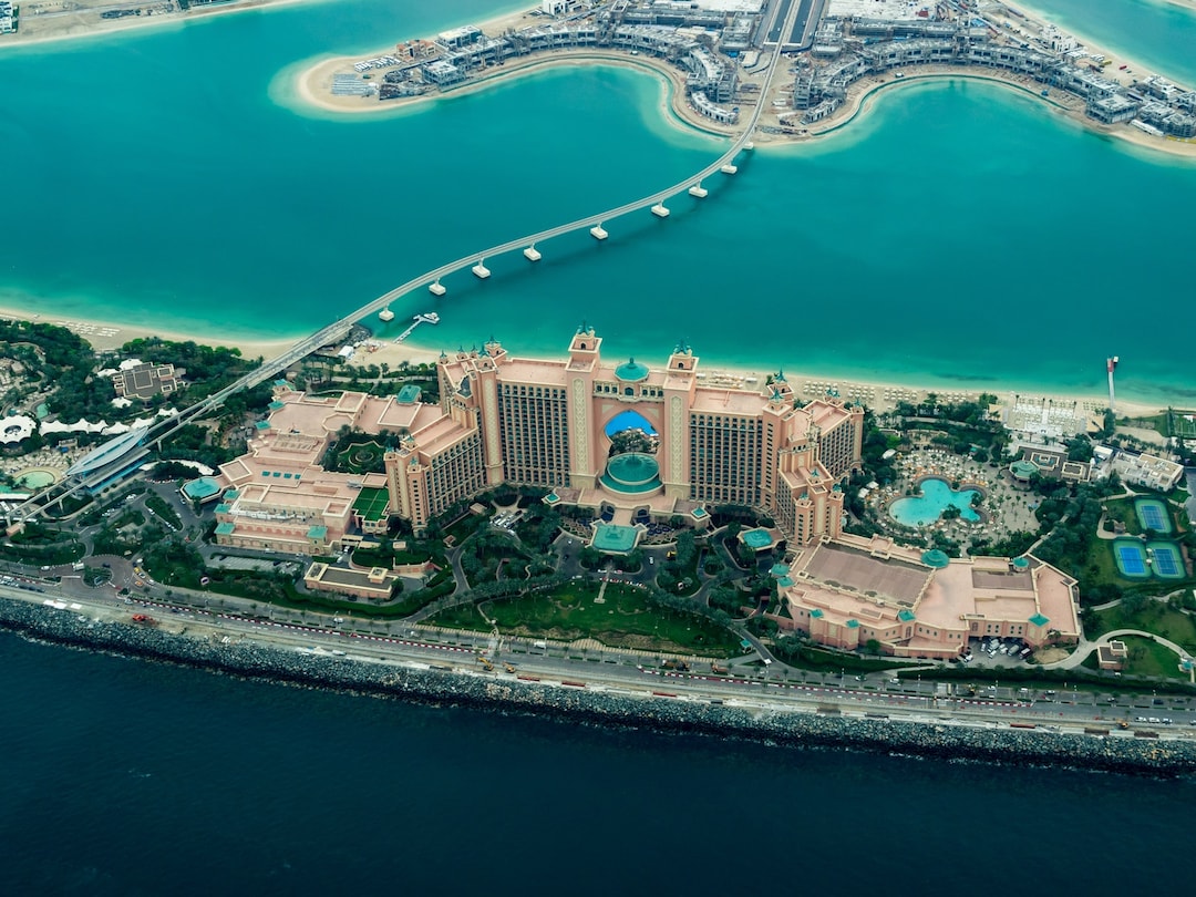 Aerial Helicopter View Of Atlantis The Palm
