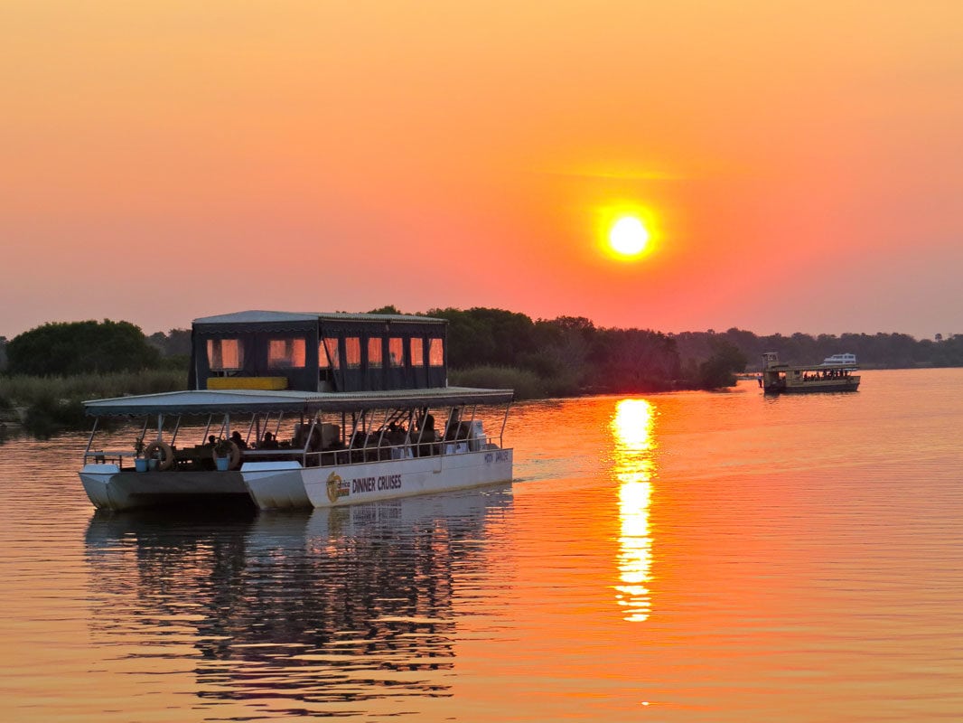 Sundowner Cruise on Zambezi River
