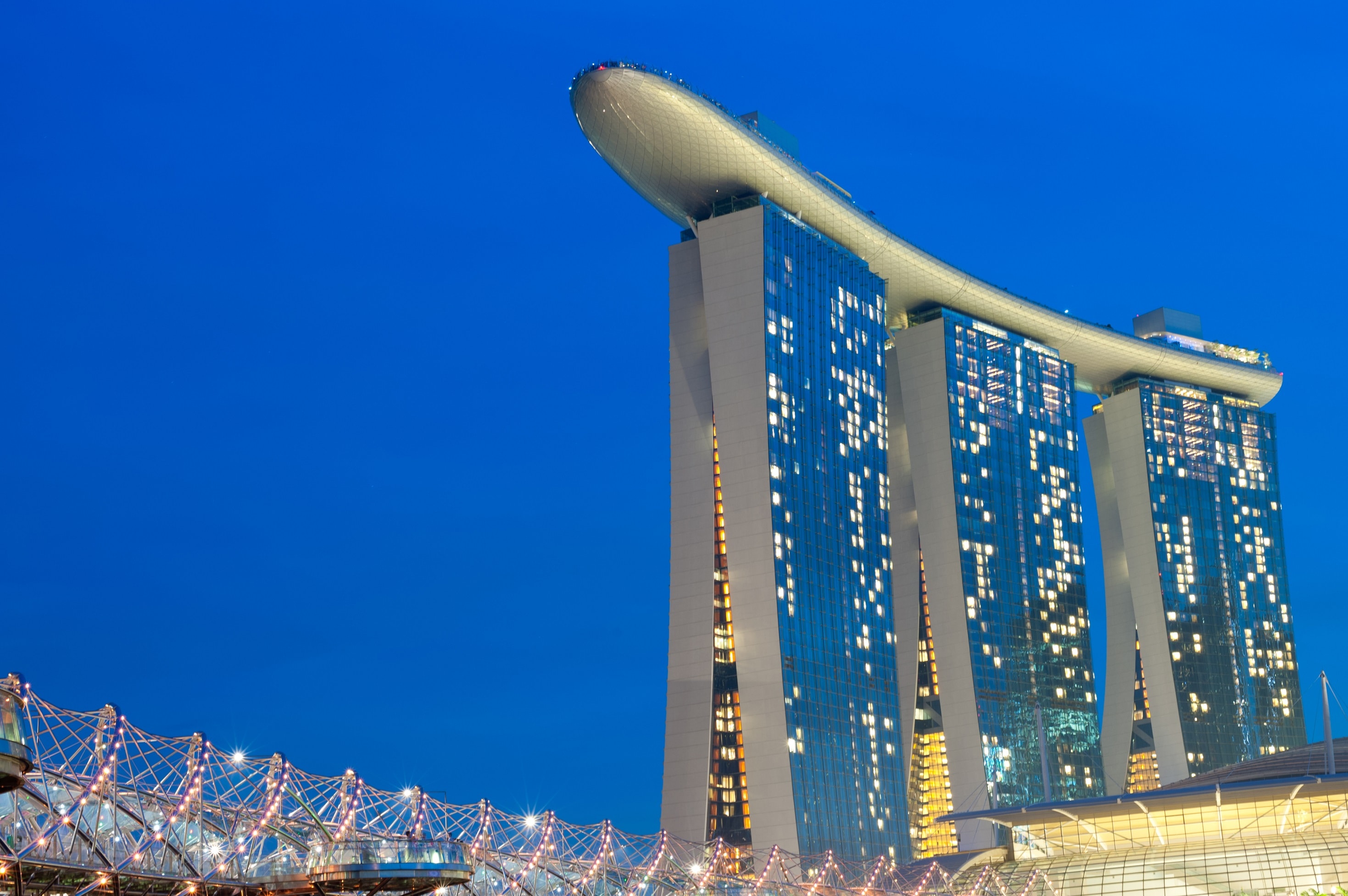 The spectacular 'Marina Bay Sands'