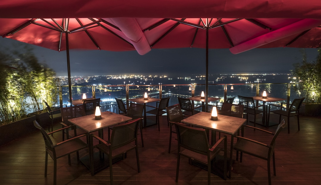 Rooftop Dining at Marina Bay Sands