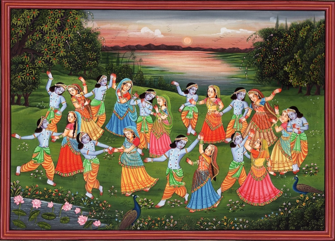 garba dance paintings