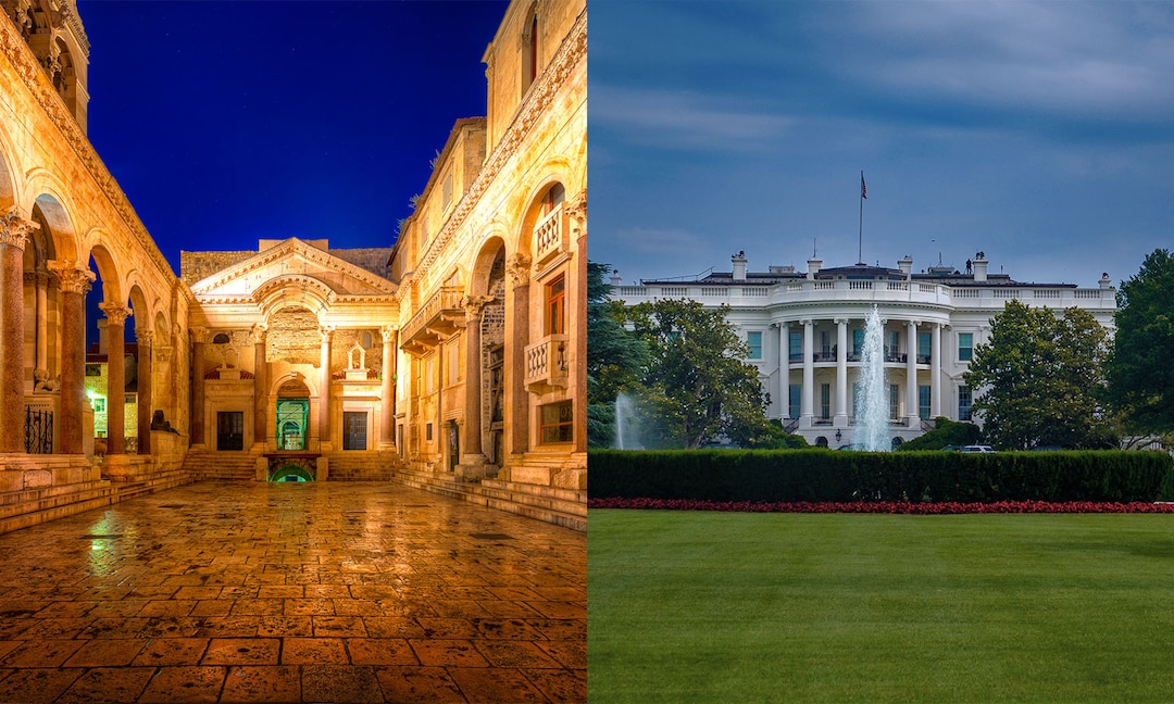 Diocletians Palace And White House