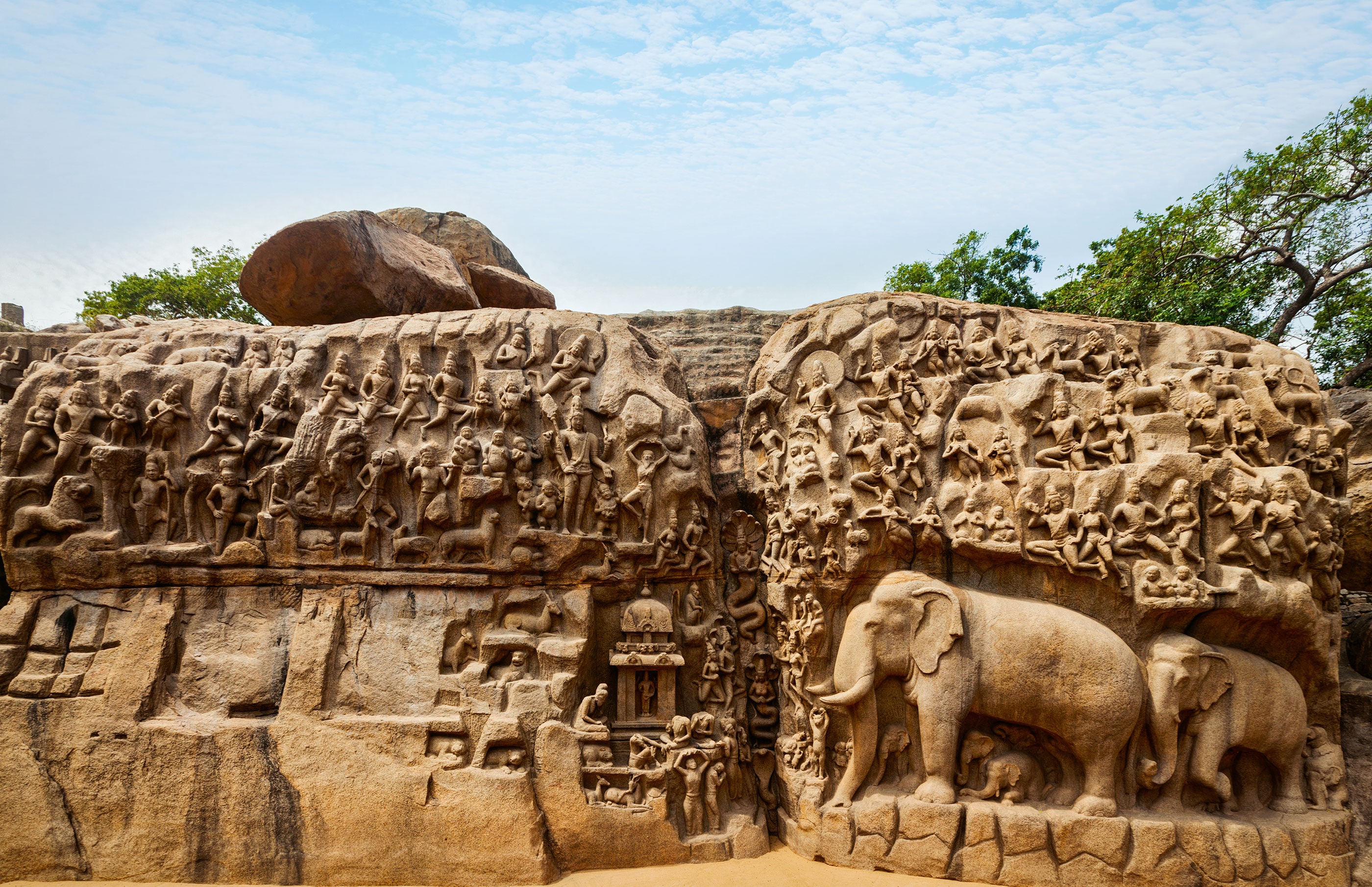 Arjuna's Penance, Tamil Nadu