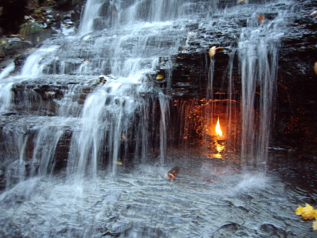 Eternal Flame Falls in the USA