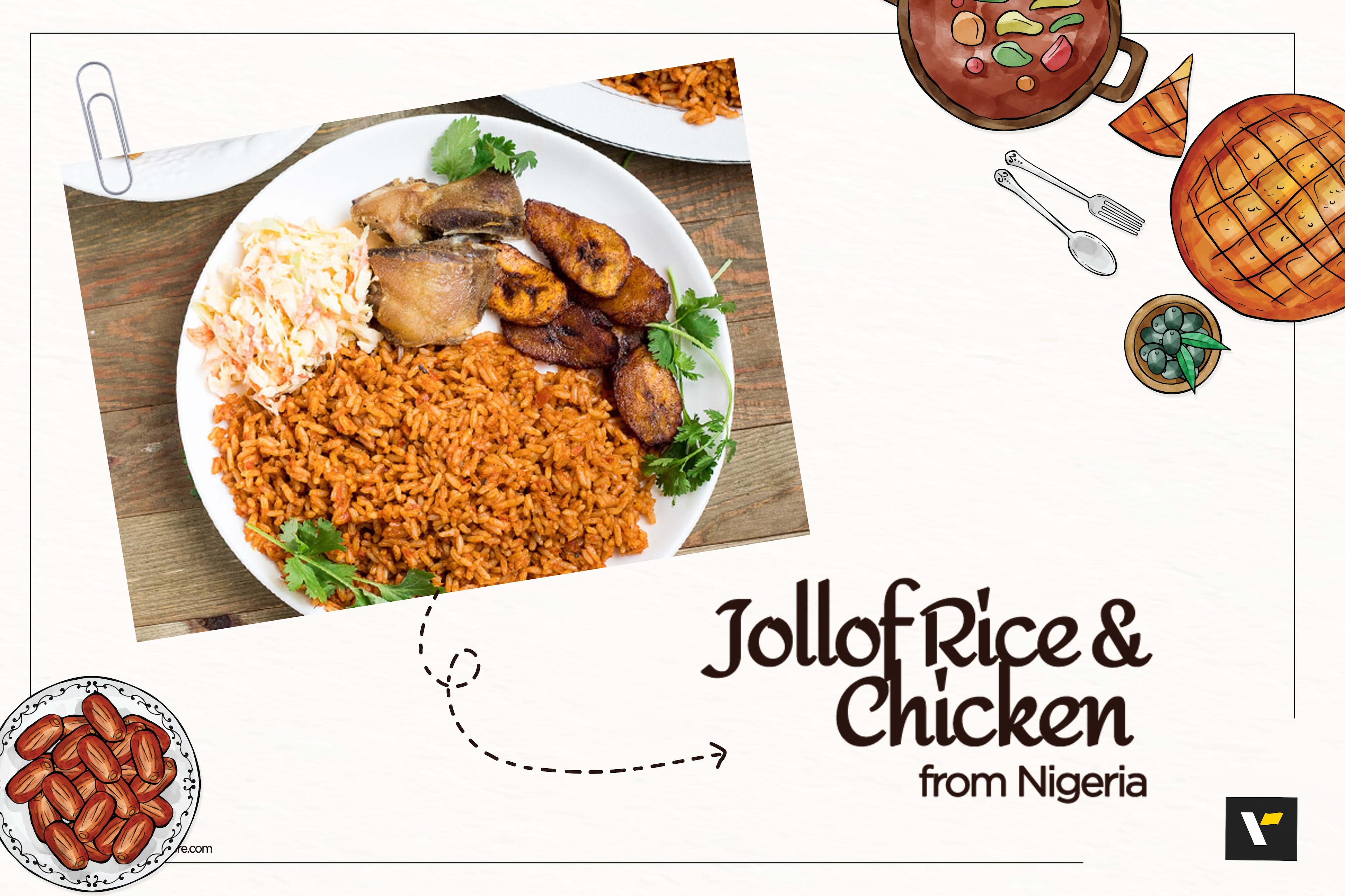 Jollof Rice and Chicken from Nigeria