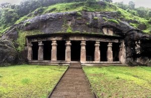 Elephanta Caves Front View
