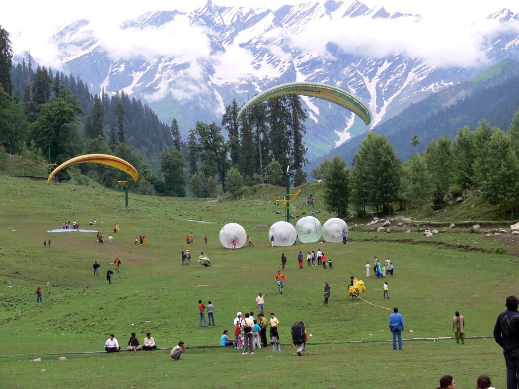 Places for Paragliding in India