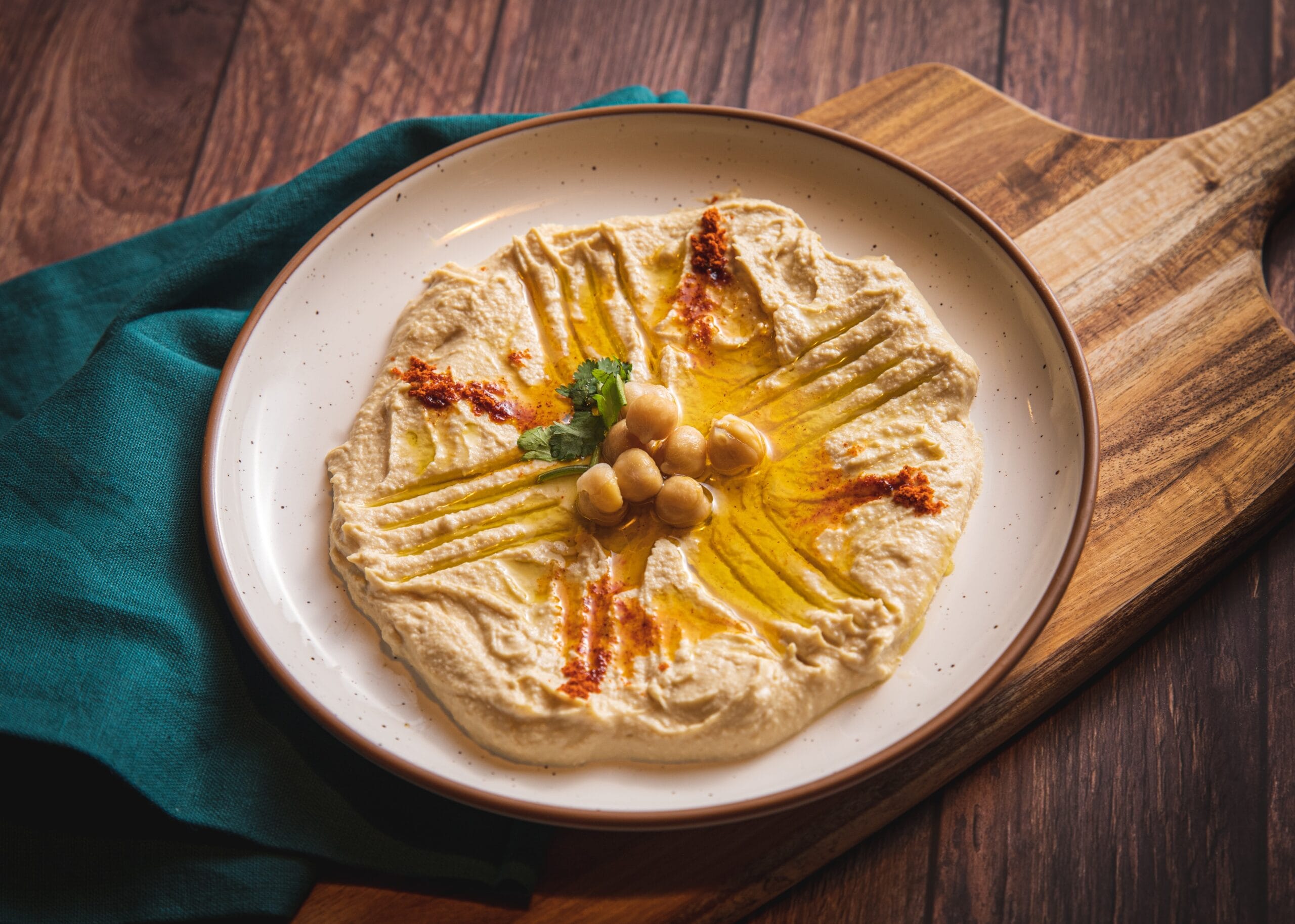 What is the main ingredient of Hummus?