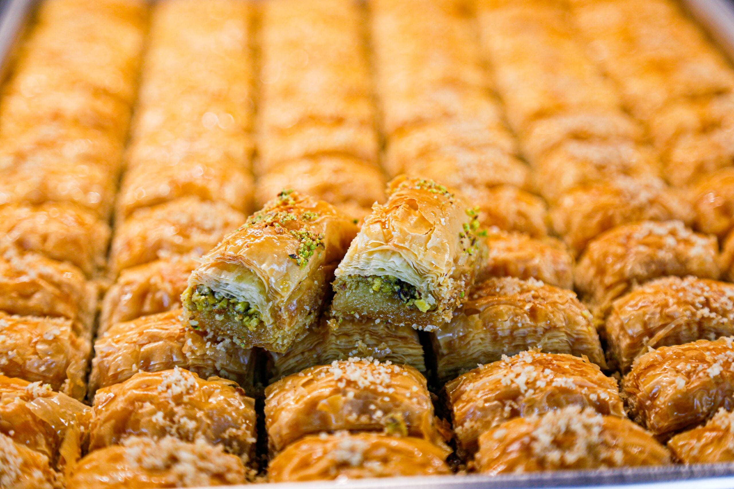 This is one of the most well-known Middle Eastern desserts. Can you guess what it is?