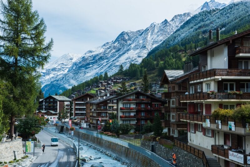 9. Which of these villages in Switzerland is completely car-free?