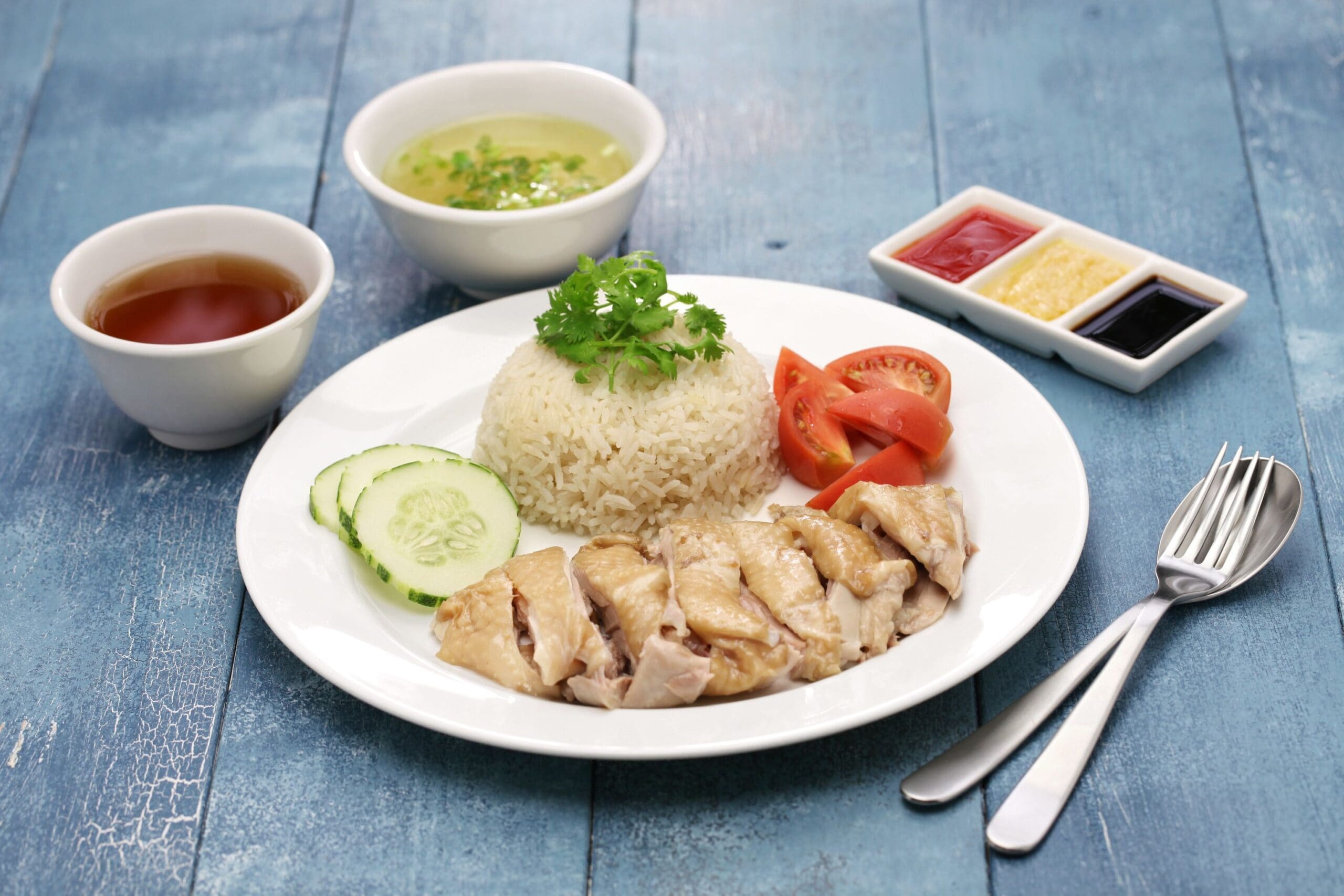 Hainanese Chicken Rice scaled