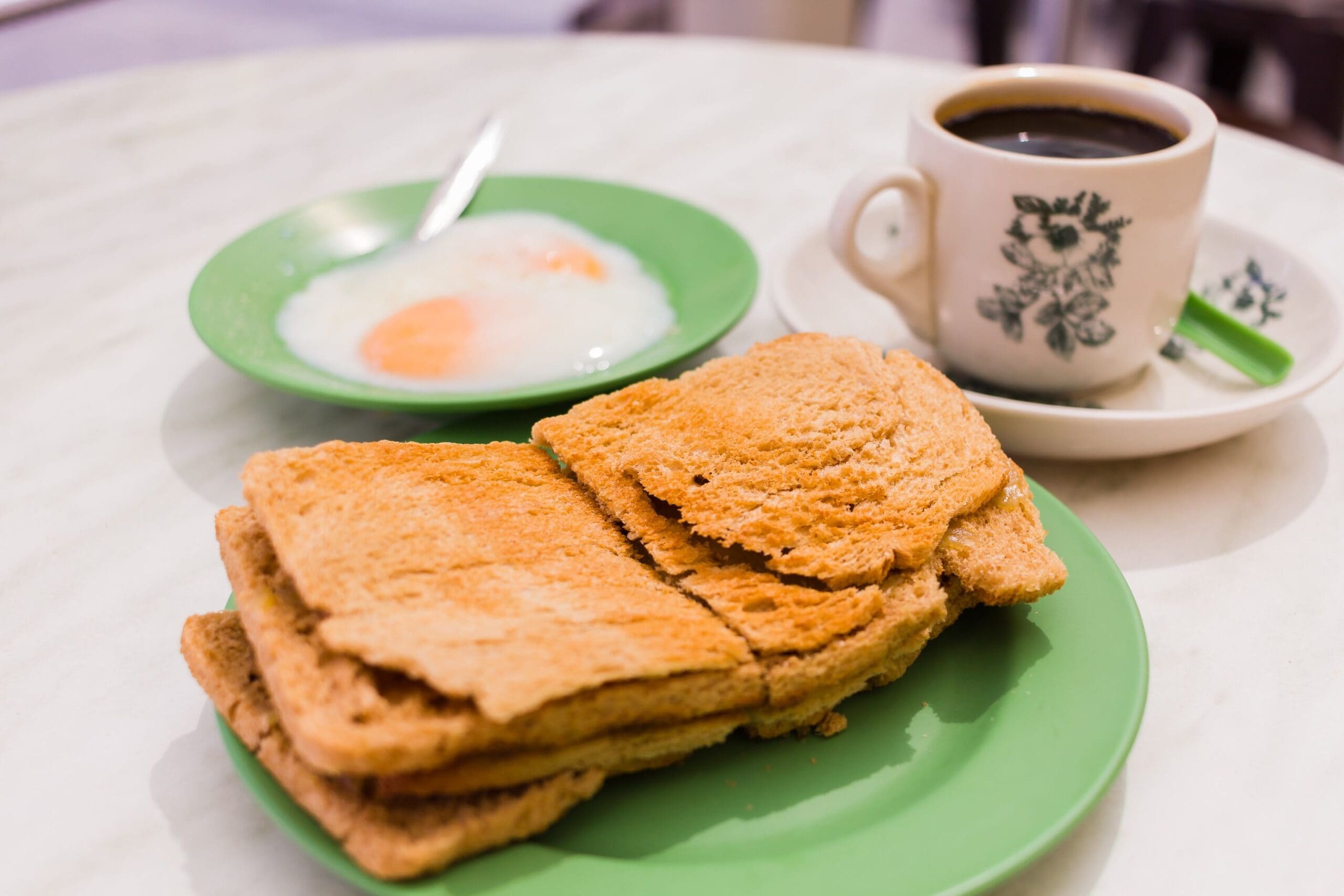 This is the famous breakfast dish of Singapore.
