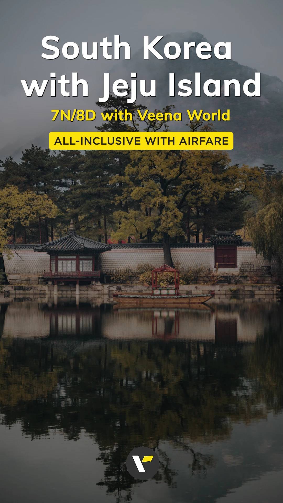 Annyeonghaseyo! We know that after all watching all those K-dramas, you sure want to travel to South Korea and experience this marvellous country. Veena World is here to make your Korean travel dreams come true.For more details, get in touch with us on 1800 22 7979/travel@veenaworld.com#SouthKorea #VeenaWorld