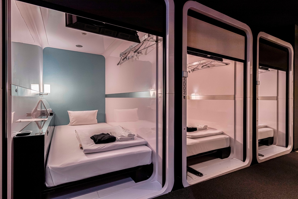 capsule hotels