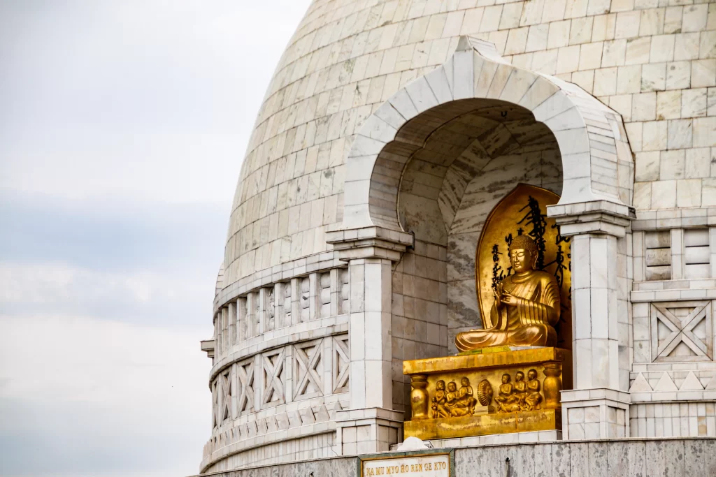 The Architecture of Shanti Stupa Leh
