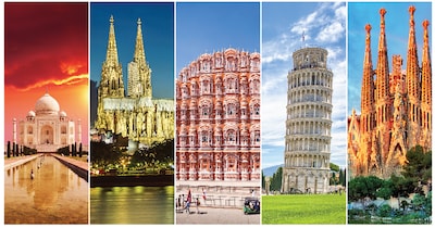Which country has the most Unesco world heritage sites?