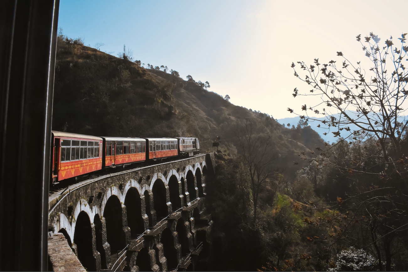 Experiencing monsoon train journeys in India